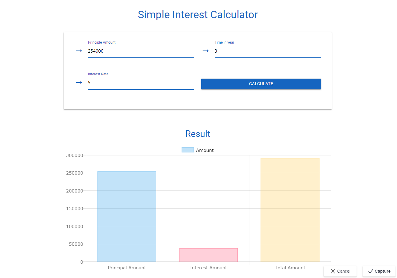 Simple Interest Calculator